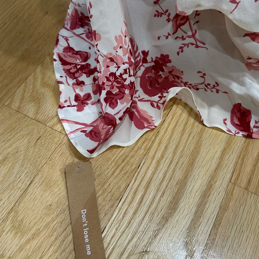 Reformation Fallon Floral Pink Maxi Dress - Picture 12 of 15